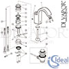Ideal Standard Glance Basin Mixer Rim Mounted SL Spare Parts